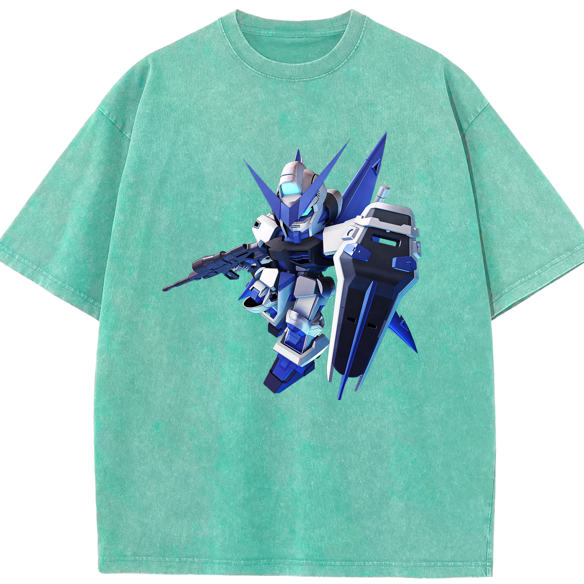 （画像用） 機動戦士ガンダム Mobile Suit Gundam 綿100% ヴィンテージ風 半袖Tシャツ（フロントプリント）